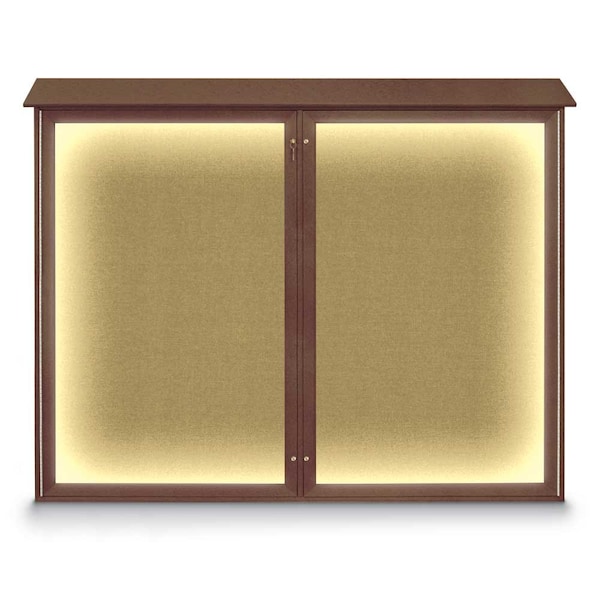 Triple Door Enclosed Indoor Letterboard